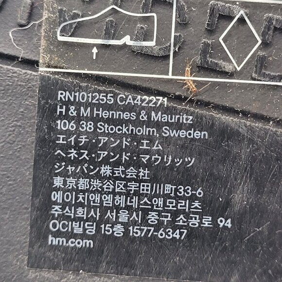 H&M DIVIDED Platform Boots Chunky Sole White Black Pull On Womens US 9.5/EU 41 - Picture 13 of 15